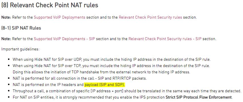 ATRG - VoIP - NAT on SIP and SDP payloads